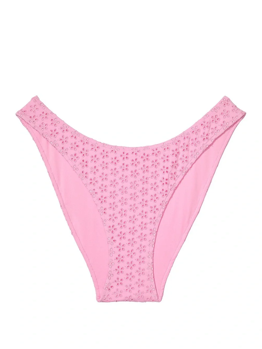 Frankies Bikinis/VS Pink Buttercup Golden Hour Eyelet Bikini Set, Women's Size L